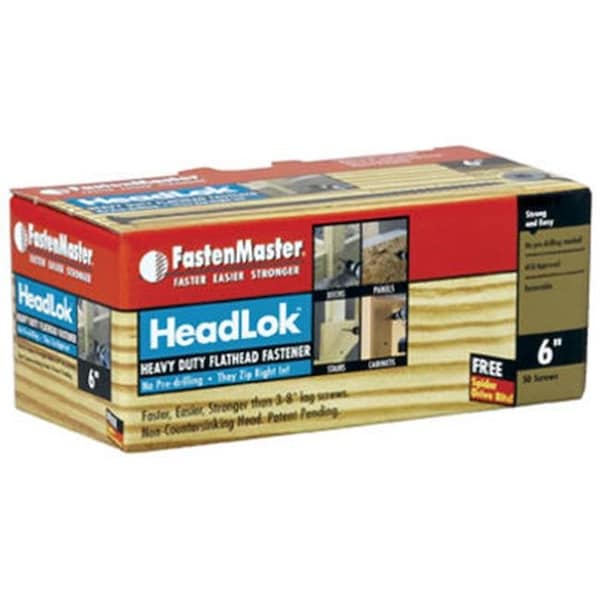 Fastenmaster FastenMaster FMHLGM006-50 6 in. Headlok Screw; 50 Pack 129265 - main